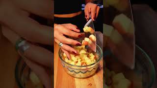 5 Minute Apple Crumble🍎🍨✨ easyrecipe dessert healthyrecipes yummy food [upl. by Flavio]