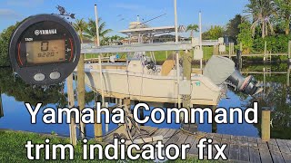 How to Fix Yamaha Command gauge Trim sensor in Minutes  Quick amp Easy Troubleshooting Guide [upl. by Annas]