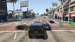 GeForce GT 1030  Intel Core i58400  Grand Theft Auto V GTA V Benchmark GeForce Experience [upl. by Ayatahs358]