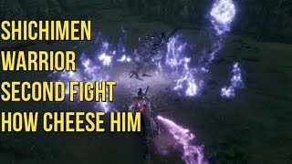 Sekiro Shichimen Warrior the SECOND FIGHT VERY EASY KILL Guardian Ape’s Burrow [upl. by Htezil]