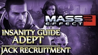 Ⓦ Mass Effect 2 ▪ Insanity Adept Guide  Jack Recruitment Mission ▪ Purgatory [upl. by Oiuqise]