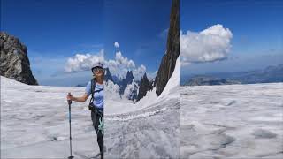 Klausenpass  Iswändli  Chammlijoch  Planurahütte  Claridenfirn  Claridenhütte  27 Juli 2018 [upl. by Lalad764]