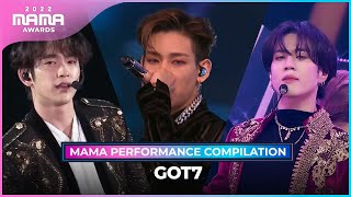 2022MAMA GOT7갓세븐 MAMA PERFORMANCE COMPILATION 2022 MAMA 수상자 역대 마마 무대 모아보기 [upl. by Menashem]