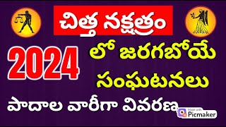 Chitra Nakshatra 2024 Telugu 2024 Chitta Nakshatra kanya rashiTula Rashi 2024Yearly predictions [upl. by Suoilenroc367]