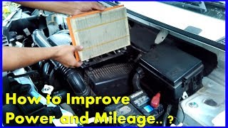 Renault Kwid Improve Mileage and Performance  Clean or Replace Clogged Air Filter [upl. by Davie]