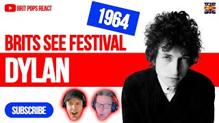 Bob Dylan Reaction 1964 Newport Festival Tambourine Man [upl. by Sender]