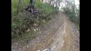 Motorbike riding in Mapleton National Park  Gheerulla trail bike track 15072012 [upl. by Deroo]