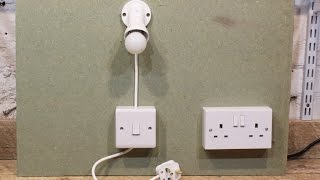 Simple Plug in Light and Switch [upl. by Lacombe534]