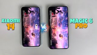 Honor Magic 6 Pro vs Xiaomi 14 fluency test which system is faster Honor or Xiaomi [upl. by Fiann20]