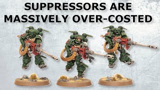 Suppressors are a bit rubbish  Space Marines Warhammer 40k [upl. by Enalahs]