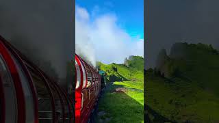 BRIENZER ROTHORN BAHN MOST BEAUTIFUL TRAIN RIDE IN SWITZERLAND 🇨🇭TRAIN RIDE SWITZERLAND 8K train [upl. by Eycats]