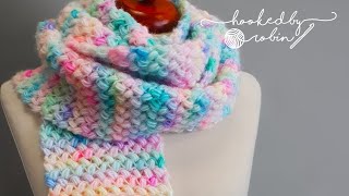 QUICK amp EASY Dreamy Crochet Scarf 🧣🤩 [upl. by Ard]