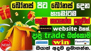 How to make money online sinhala  බෝනස් පිට බෝනස් ඇති තරම් සල්ලි  Earn money mobile  free 10 [upl. by Himelman]