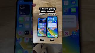 iPhone 120 Hz vs 60 Hz Is it worth buying 120 Hz [upl. by Notrem352]