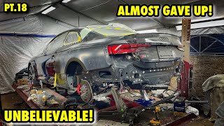 I Almost GAVE UP On My Audi Rs5 REBUILD But I’m Happy I DIDNT [upl. by Cirad]