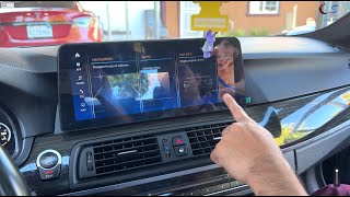 123quot Android Screen Install on BMW F10 20122017 NBT [upl. by Sheeran]