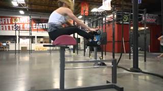 CrossFit  WOD 120318 Demo with Danielle Hale [upl. by Yvon]