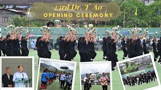 Dr T Ao Trophy 2024 Opening Ceremony TuensangNagaland [upl. by Ecidnak504]