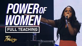 Sarah Jakes Roberts A Womans Power Full Teaching  Praise on TBN [upl. by Camp]