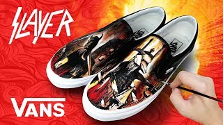 SLAYER VANS SNEAKER CUSTOM [upl. by Coral945]