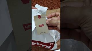 Levis Batwing Logo White Tshirt levis shorts tshirt unboxing style mensfashion [upl. by Eilac]