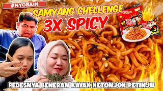 NYOBAIN SAMYANG 3X SPICY YANG INI BENERAN GAK KUAAAAT [upl. by Enael]