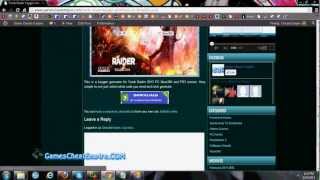 Tomb Raider Keygen Generator PC Xbox360 PS3 [upl. by Ahsienad15]