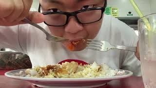 Jerry Lee Qi Song  I’m Eating 2 Chickens Rice Eggs And 2 Nuggets In The Azya’s Restaurant Part 2 [upl. by Araiek]