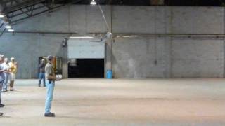 8Foot B17 RC Model Indoors [upl. by Amity820]