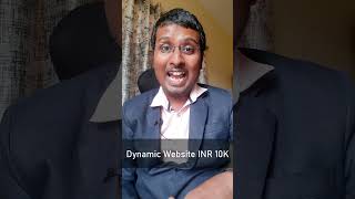 7 Page Dynamic Website INR 10K Only webdesign logo ngo app domain hosting digitalmarketing [upl. by Arikat]