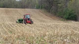 Part 2 MTZ Belarus 925m Turbo Planting Soybeans [upl. by Edlyn991]