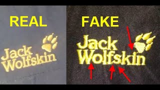 Real vs Fake Jack Wolfskin jacket How to spot counterfeit Jack Wolfskin [upl. by Buff]