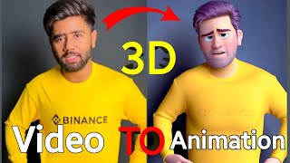 how to convert normal video to ai video  Convert VIDEO into 3D CARTOONS Free Video To Animation Ai [upl. by Grae]