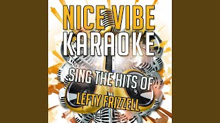 Always Late Karaoke Version Originally Performed By Lefty Frizzell [upl. by Ody]