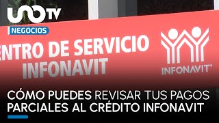 ¿Cómo revisar pagos parciales del crédito Infonavit [upl. by Jonina24]