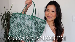 GOYARD ANJOU PM  whats in my bag [upl. by Calvano6]