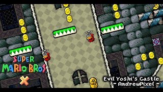 SMBX Custom Level  Evil Yoshis Castle [upl. by Sutsugua211]