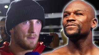 Logan Paul Reacts To Floyd Mayweather Fight Cancelation Rumors [upl. by Grata]