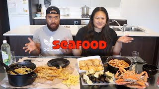 SEAFOOD MUKBANG 🦐 [upl. by Regina]