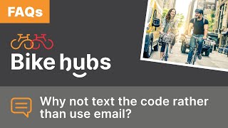 Why not text the Bike hubs code rather than use email [upl. by Tillo]