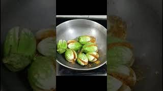 bharli vangi recipe food recipeshorts maharashtrastylerecipe [upl. by Hanauq]