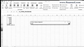 Excel ile İç Getiri Oranı İç verim Oranı  İç Karlılık Oranı Hesaplama [upl. by Moreno]