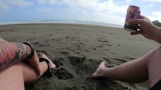 Exploring the stunning beauty of Bethells Beach part 14🌊✨ BethellsBeach NZAdventures BeachVibes [upl. by Nollat]