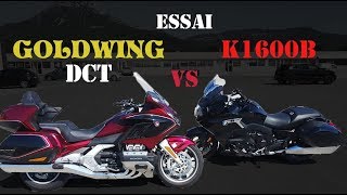 Fabike Essai Goldwing vs K1600B  Le choc des titans 12 [upl. by Ayikahs229]