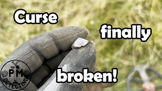 Silver ring and hammered after 9 months of waiting   Metal detecting UK  Minelab Equinox 800 [upl. by Demetra493]