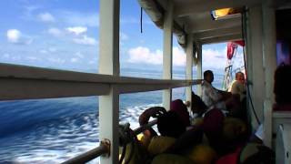 Schooner from Mahe to La Digue Seychelles [upl. by Filmer625]