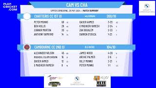 Cambourne CC 2nd XI v Chatteris CC 1st XI [upl. by Htomit]