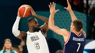 USA VS SERBIA BASKETBALL SEMI FINALS GAME HIGHLIGHTS PARIS 2024 OLYMPICS olympics usa basketball [upl. by Renate713]