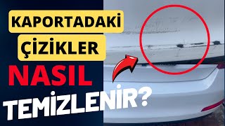 Kaportadaki Siyah Lekeler Nasıl Temizlenir Kaporta Çizikleri Temizleme [upl. by Yumuk]