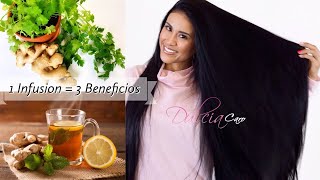 Infusion Para Cabello Abundante amp Mi Té DETOX 100 Natural [upl. by Elpmet]